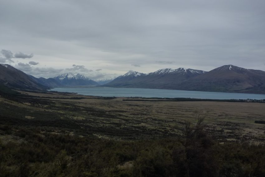 Lake Ohau from Tambrae Track. Alps to Ocean. goRide