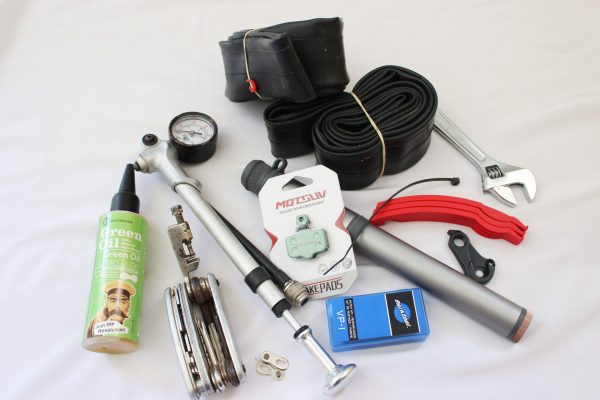 Multi day mountain bike tool kit
