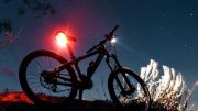 Basic front bike light - mountain bike riding