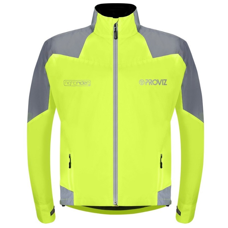 Mens Visibility Bike Jacket - Waterproof • goRide.co.nz