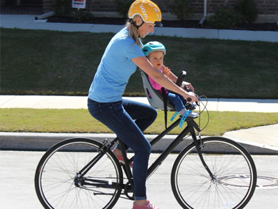 Step Through Frame Bike – Kids Bike Seat Attached Options