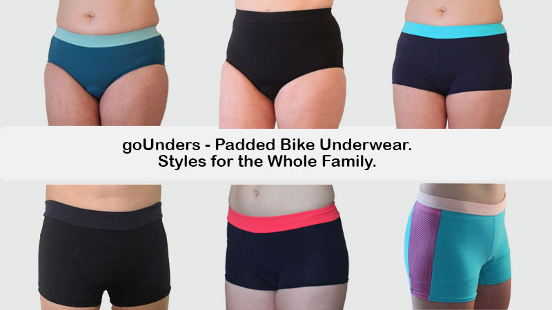 goUnder Style Guides - Padded Bike UnderWear •